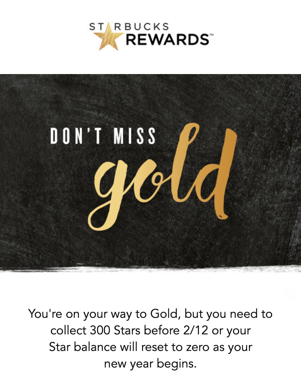 電子報行銷案例：STARBUCKS REWARDS