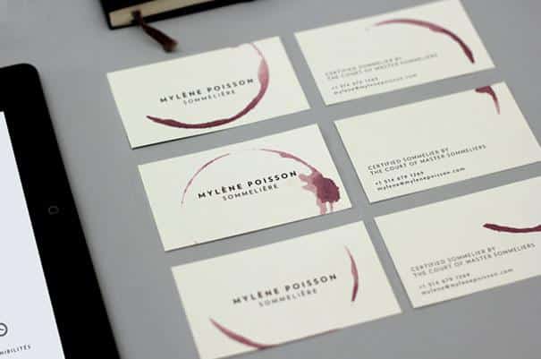 Sommeliere紅酒印名片設計——由Caserne設計