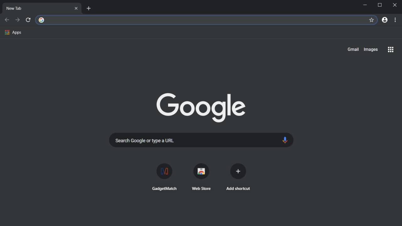 Google Chrome暗色風