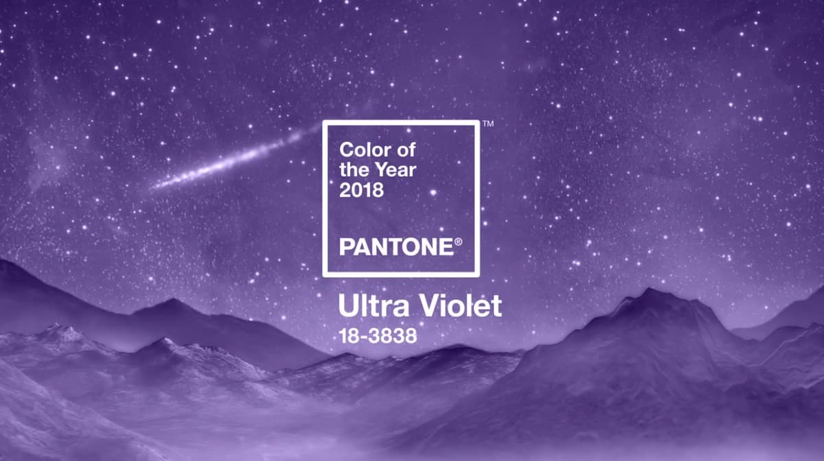 2018年：PANTONE 18–3838 Ultra Violet