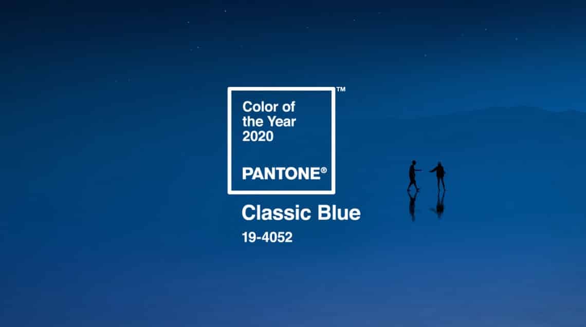 2020年：PANTONE 19–4052 Classic Blue